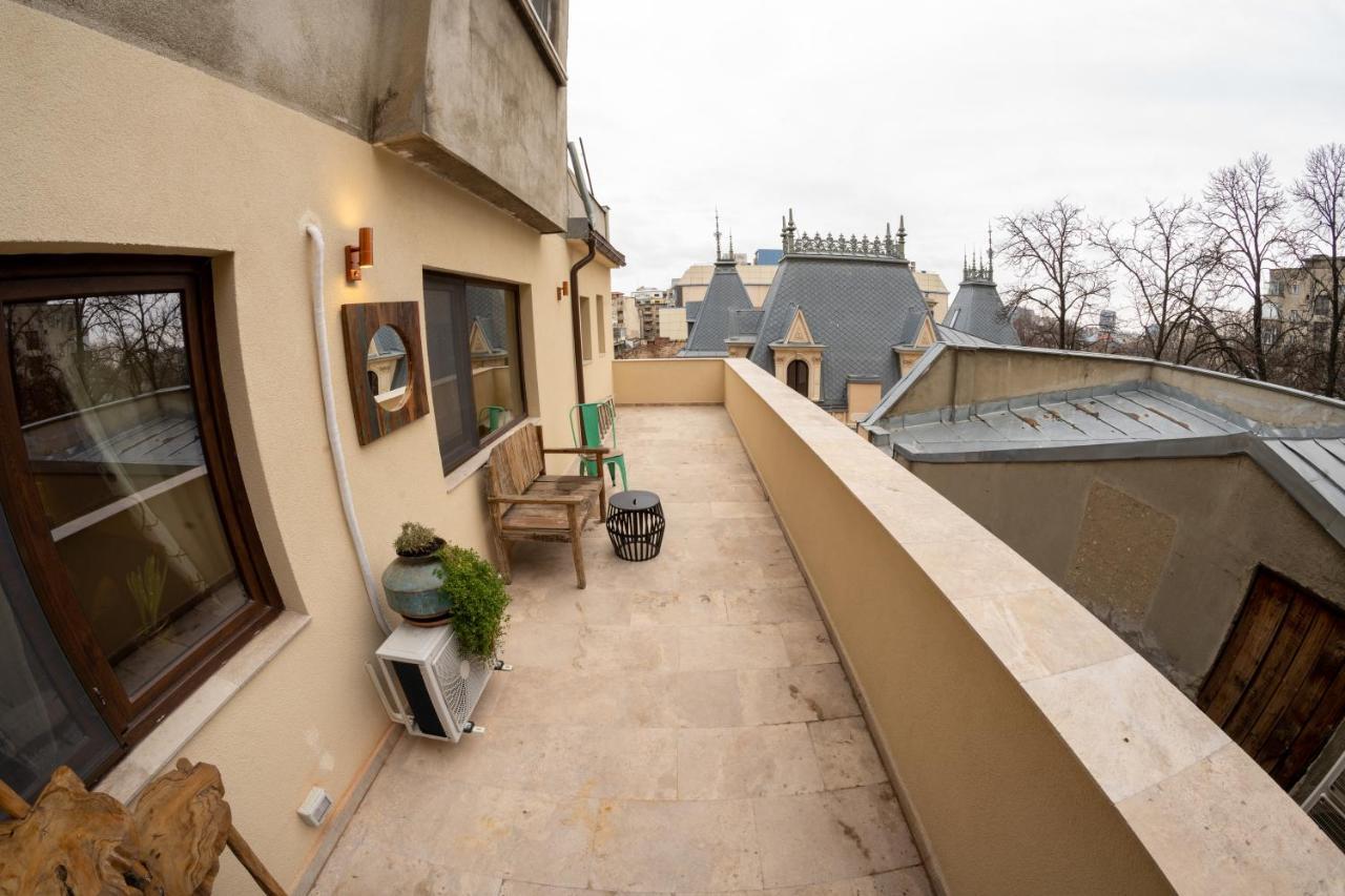 Theatre Rooftop Apartment With Patio Βουκουρέστι Εξωτερικό φωτογραφία